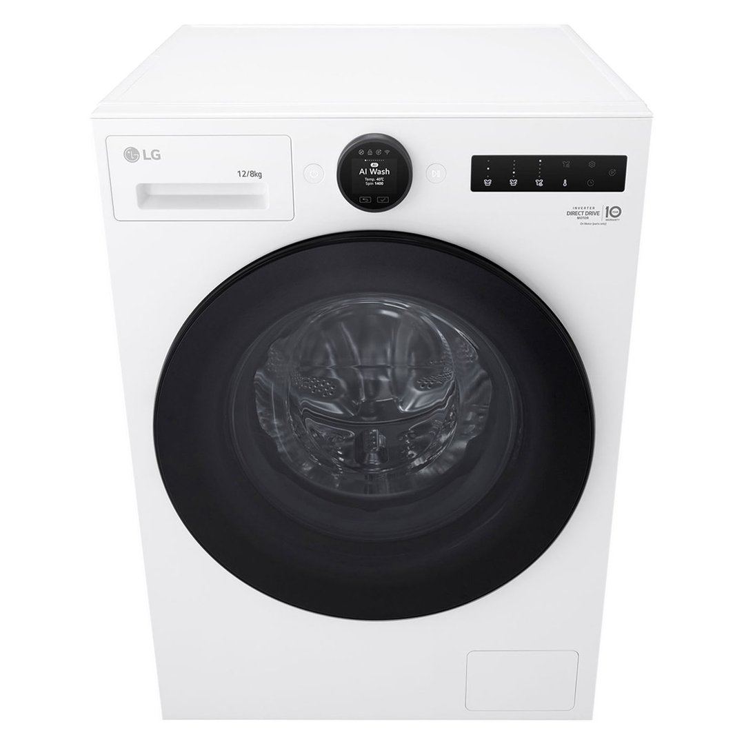 LG 12/8kg Series 10 Washer Dryer Combo White - ezDispense WXC10-1412W