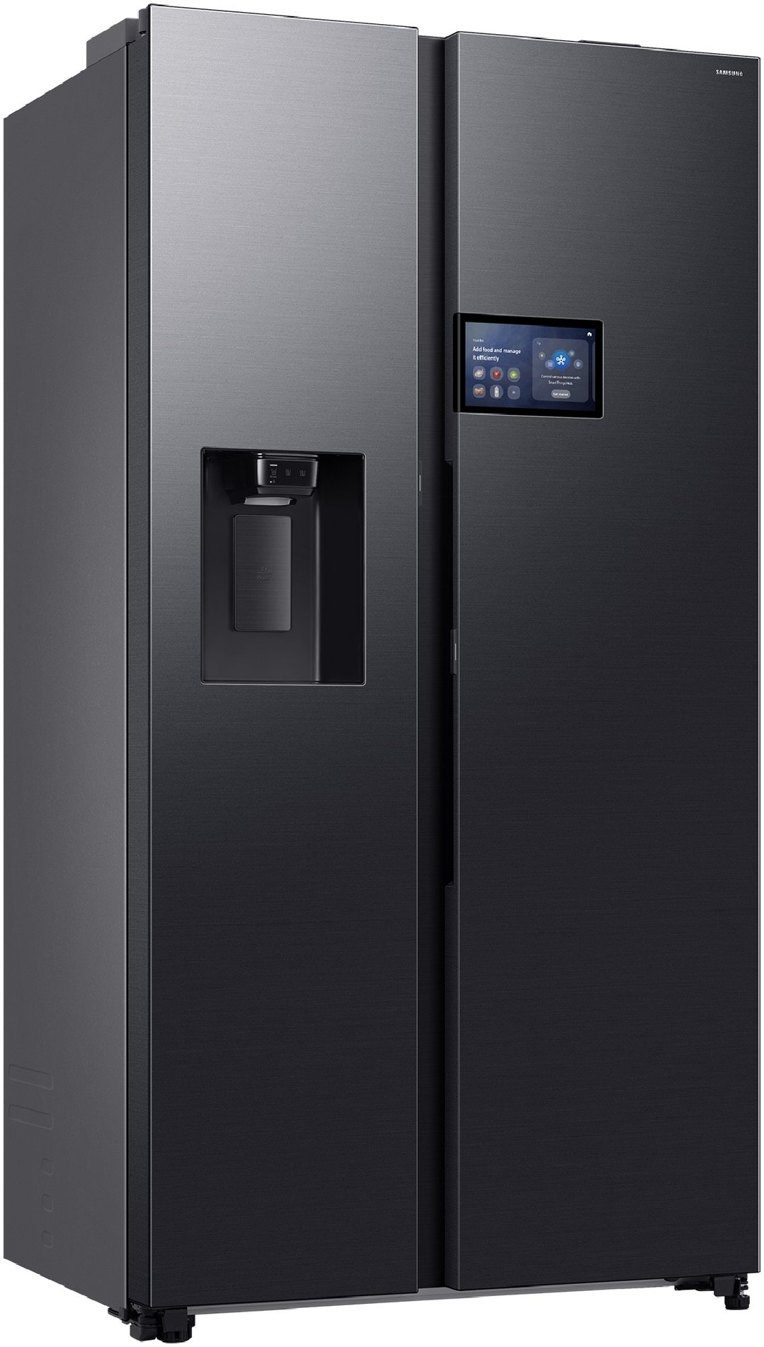 Samsung 615L Side-by-Side Refrigerator AI Home - Black SRS6500BA