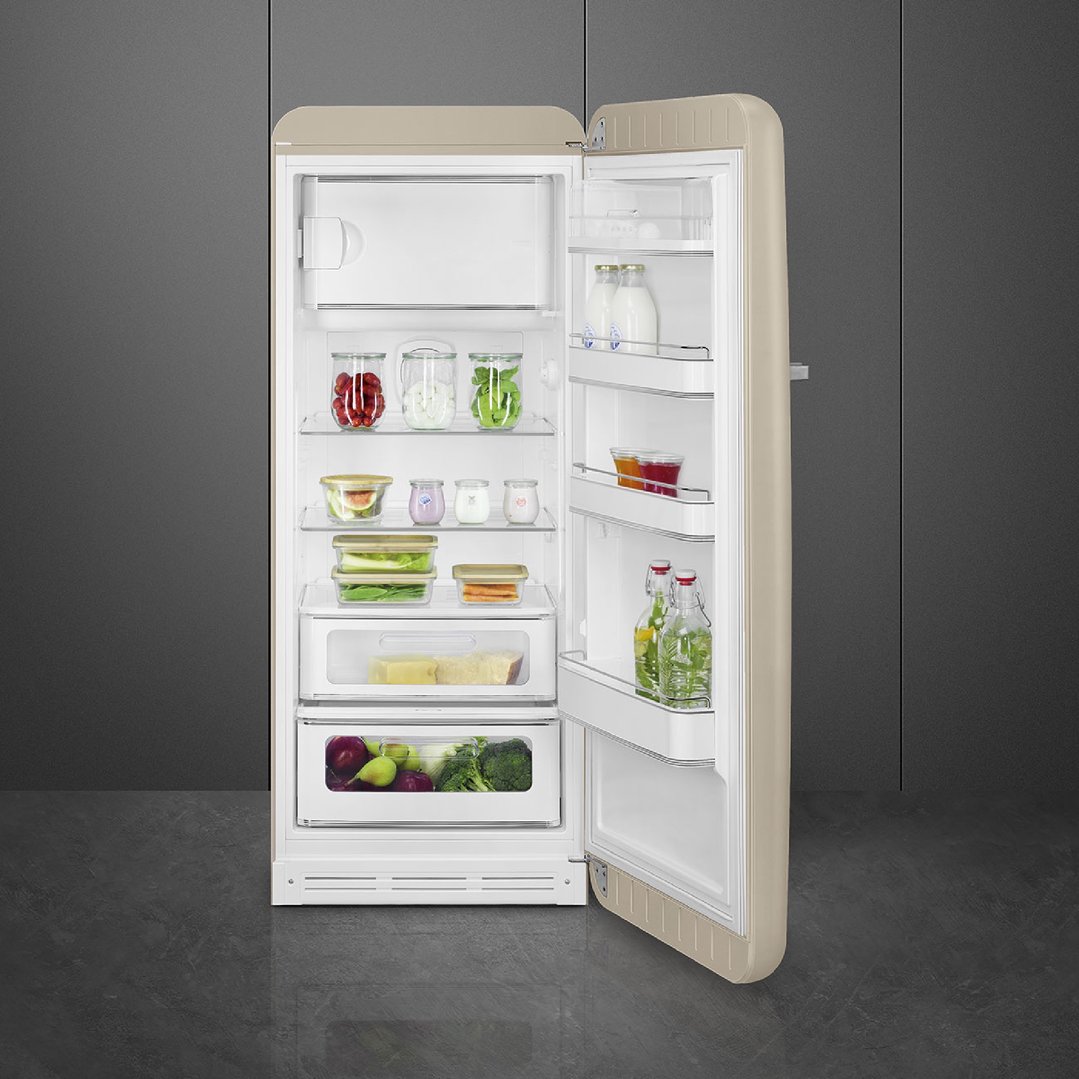 Smeg FAB 28 50’S Style Retro Refrigerator, Right Hand - Perfectly Pale FAB28RDPP5