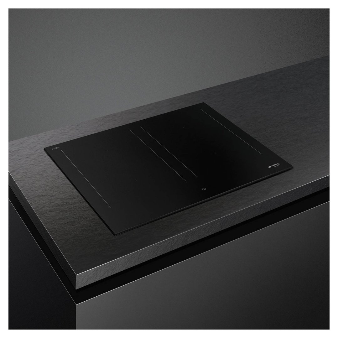 Smeg 60cm Classic Induction Cooktop with Autovent 2.0 - Matte Black SIM3644N