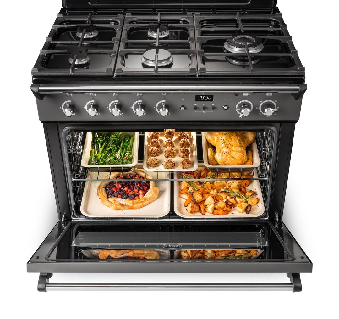 Falcon Classic FX 90cm Dual Fuel Range Cooker Cream/Chrome CLA90FXDFCR/CH