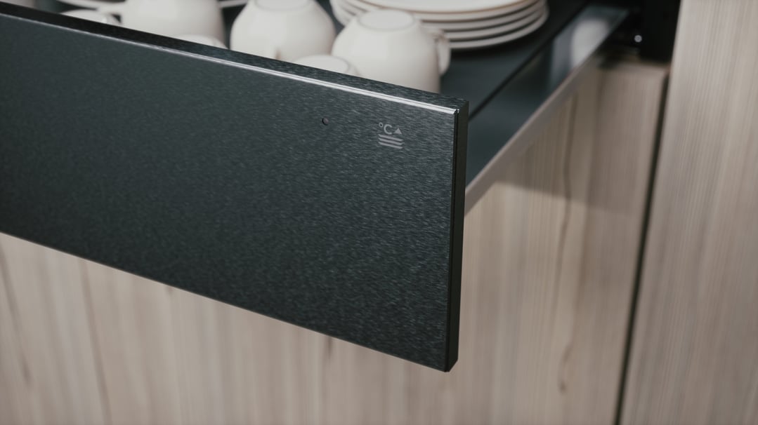 Asko Craft Warming Drawer - Black Steel ODW61BS0
