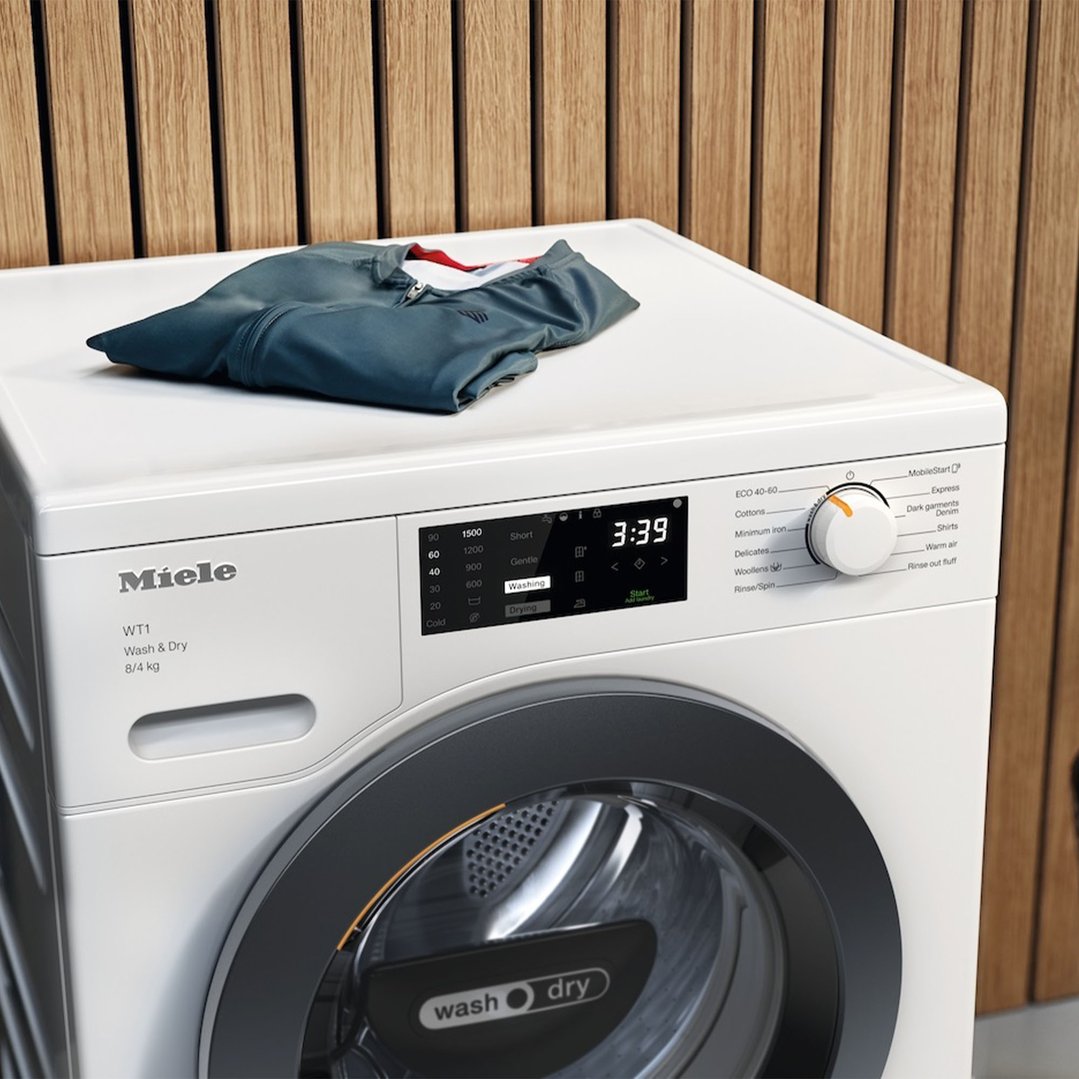 Miele 8kg Washing/4kg Drying Washer Dryer Combo with Wi-Fi Connectivity WTD160WCS