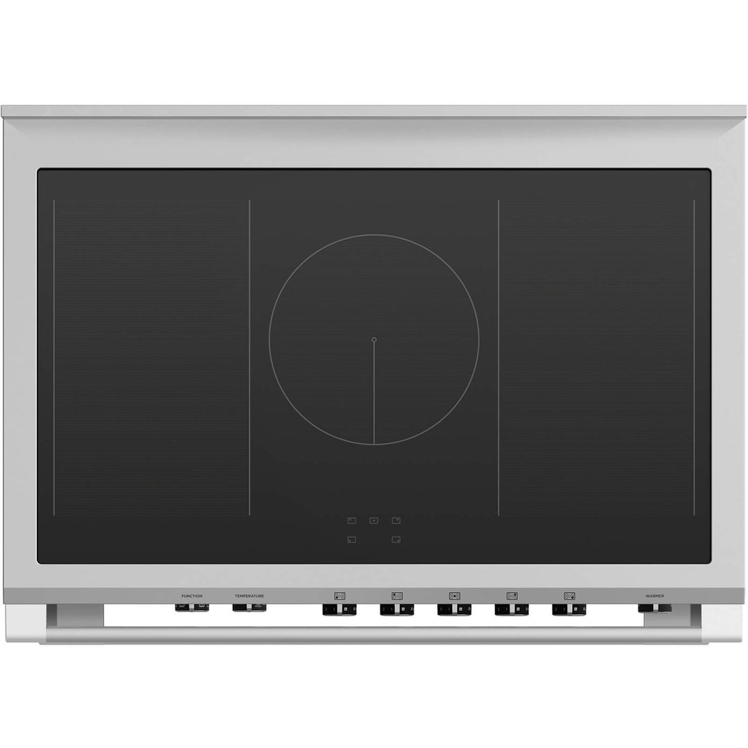 Fisher & Paykel 90cm Series 9 Classic 5 Zone Induction Pyrolytic Cooker, 2 SmartZones OR90SCI6X1