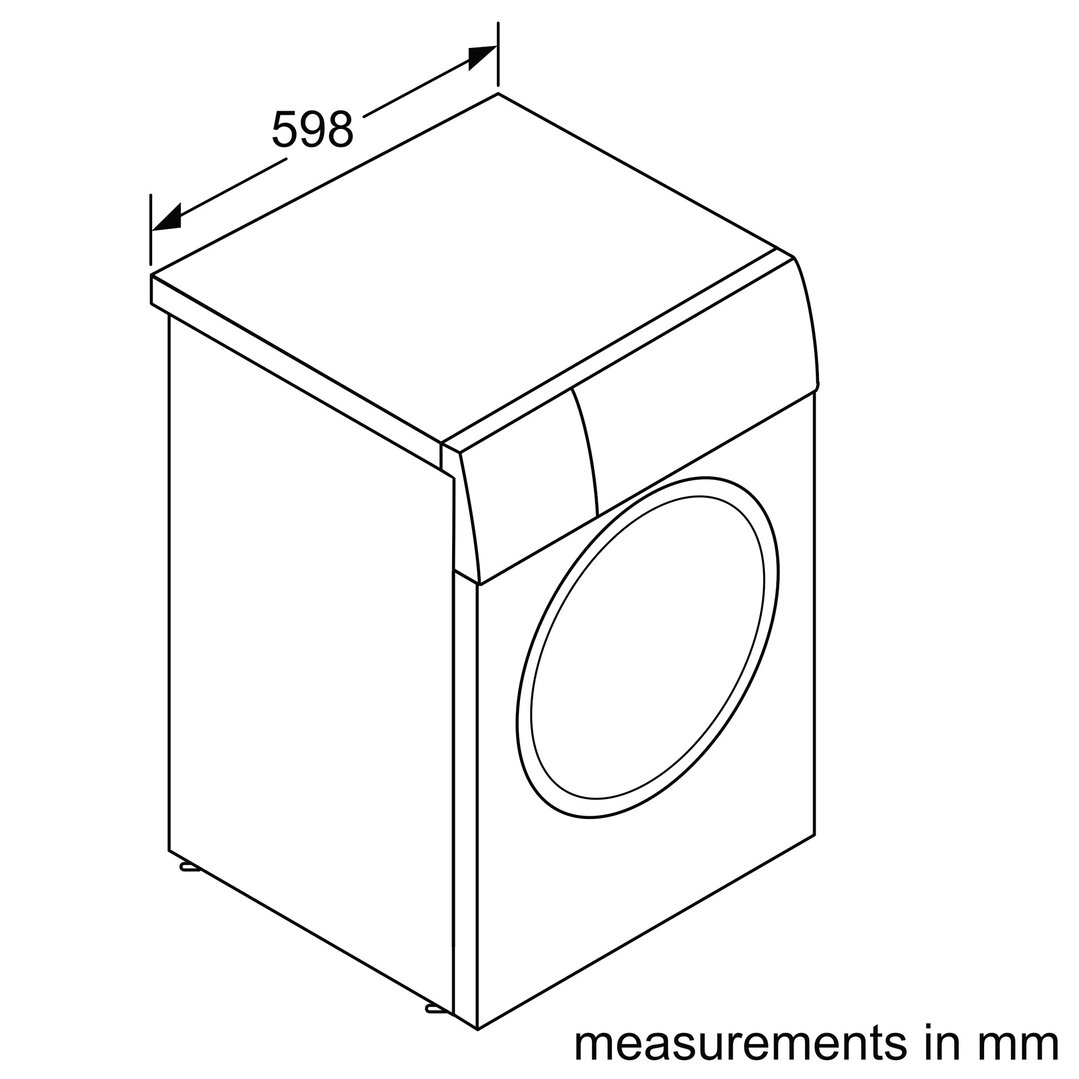 Bosch 10kg Series 8 Front Load Washing Machine WGB25600AU