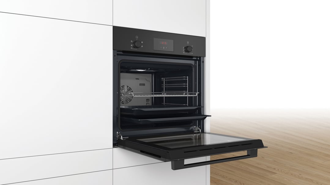 Bosch 60cm Series 2 Black Built-in Oven HBF134EB1A
