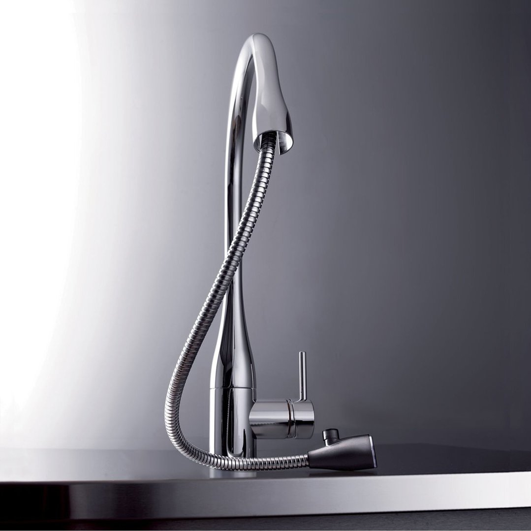 KWC EVE pull-out with light CHROME 10121103000