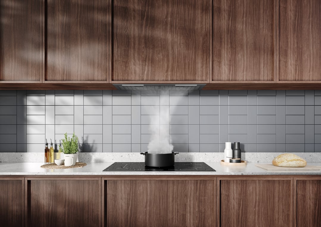 Electrolux 86cm Integrated Rangehood in Dark Stainless Steel ERI955DSE