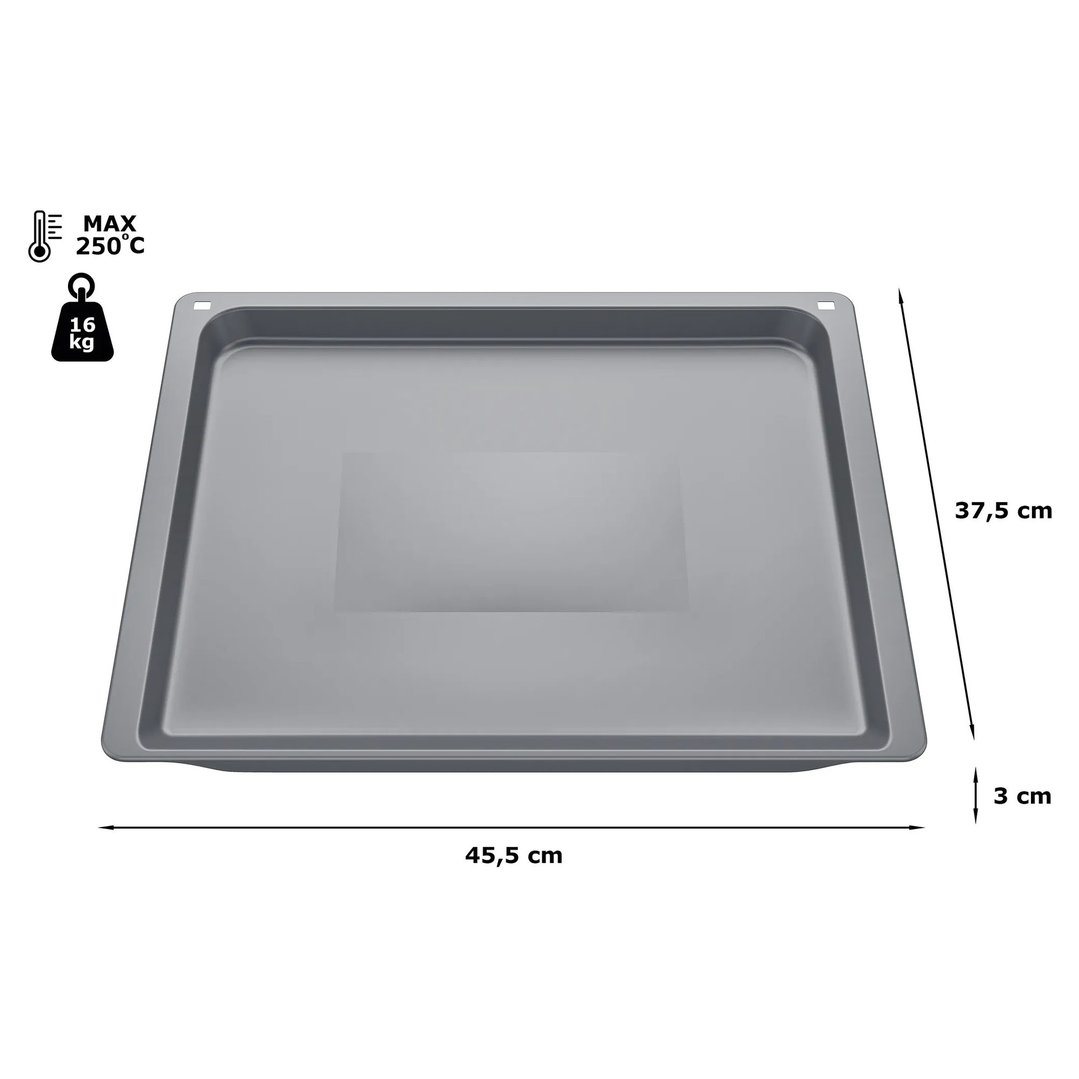 Bosch Baking tray 30 x 455 x 375 mm Anthracite HEZ531010
