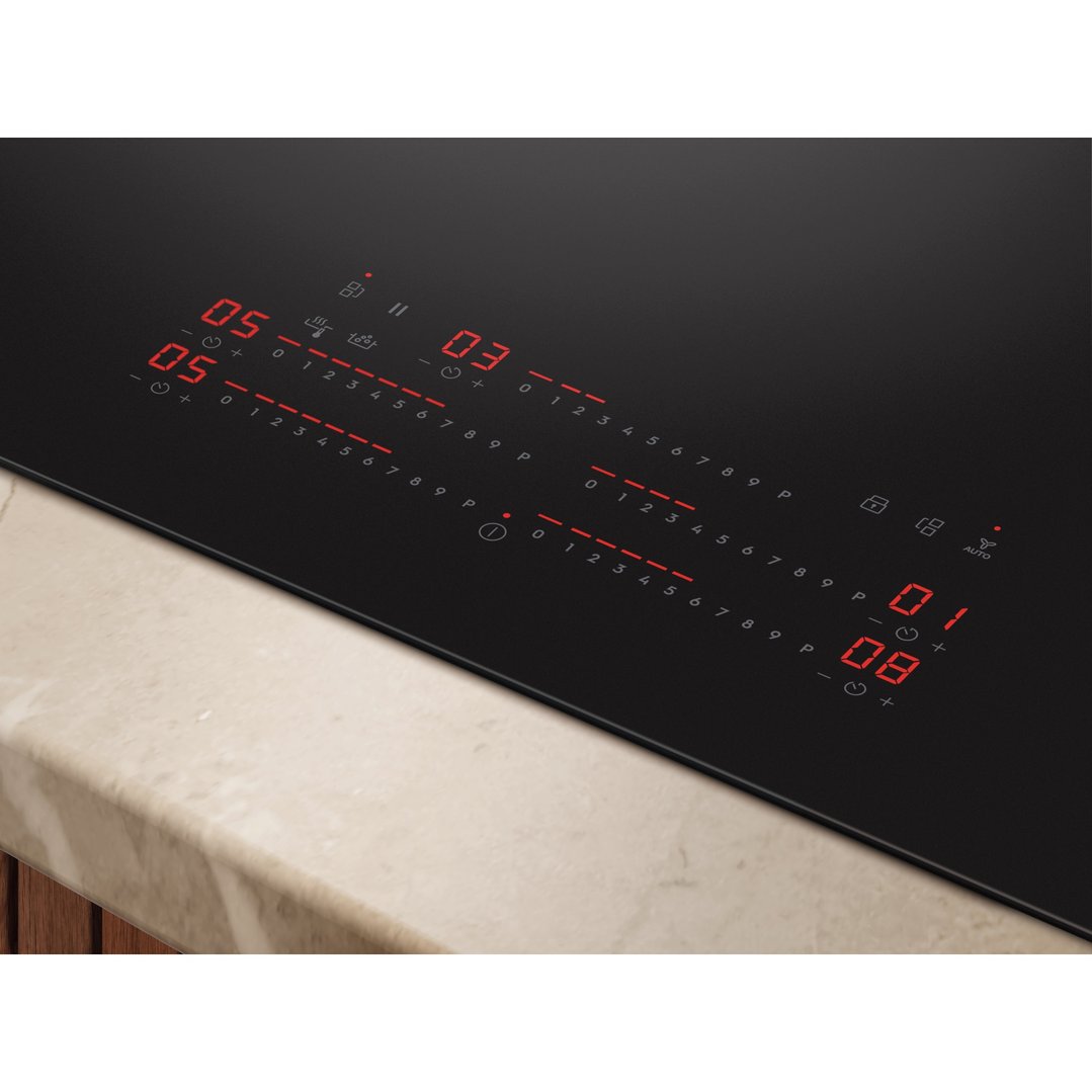 Electrolux 90cm 5 Zone Induction Cooktop with SaphirMatt SE Surface, Matte Black - 800 Series KIS97550IT