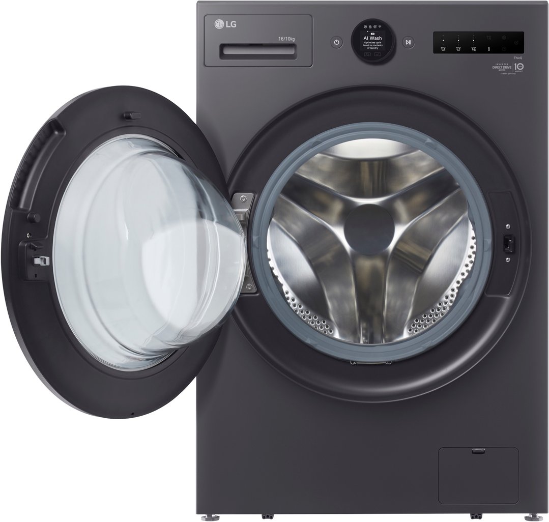 LG 16/10kg Series XL Front Load Washer Combo - Graphite Finish WXLC-1016GX