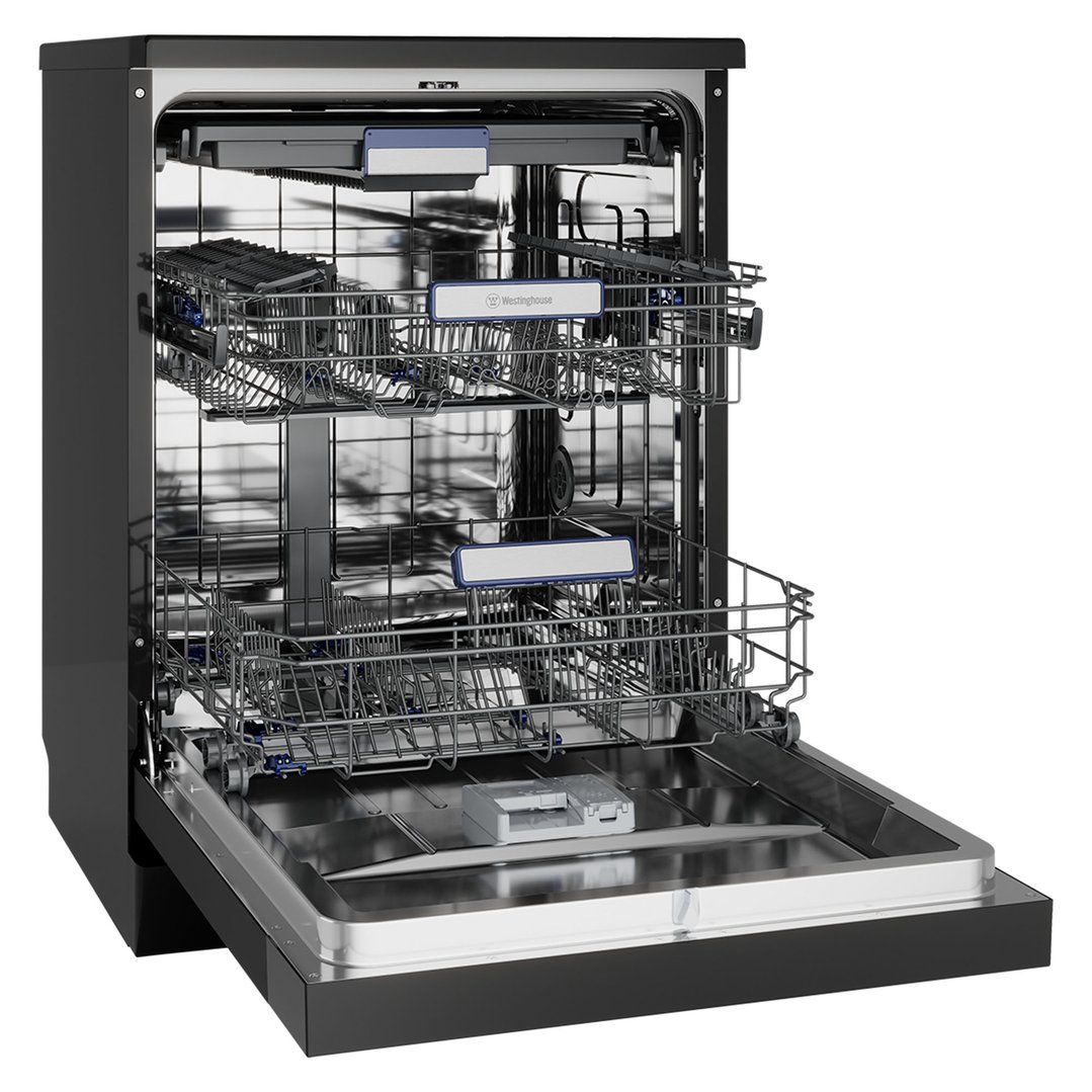 Westinghouse 60cm Dark Stainless Steel Freestanding Dishwasher WSF6606KXC