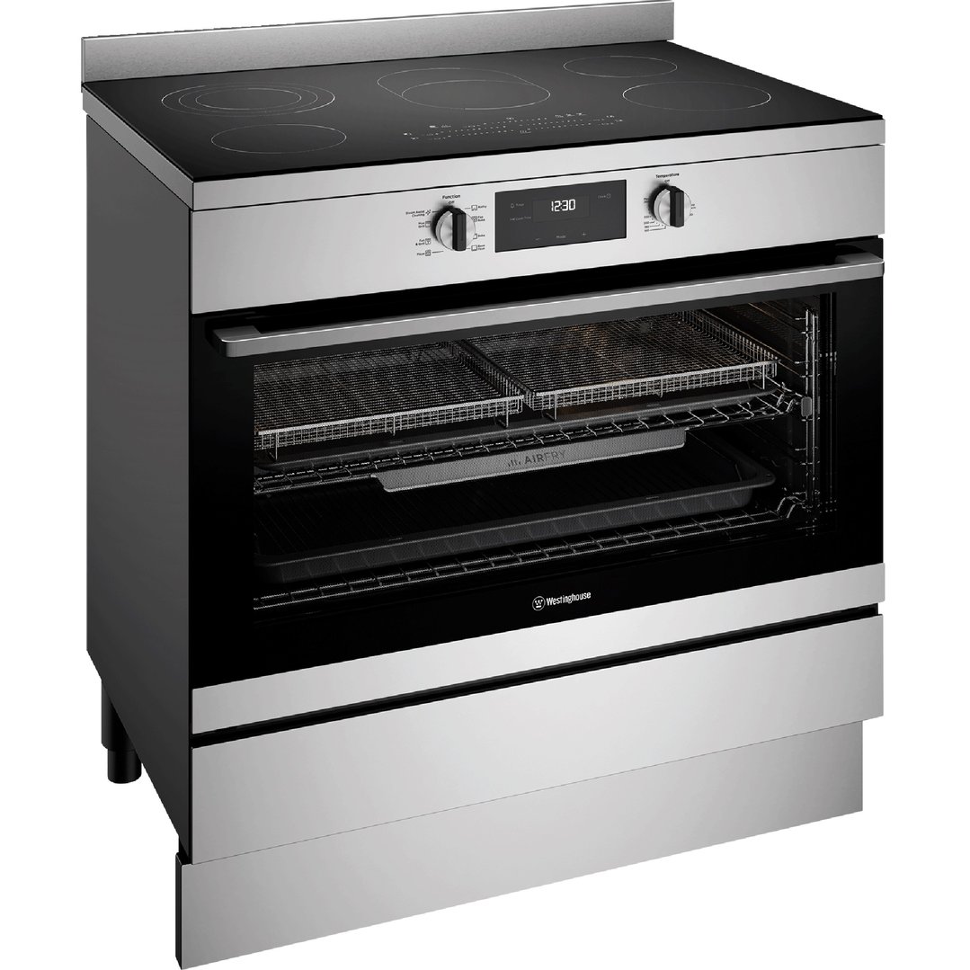Westinghouse 90cm Electric Freestanding Oven with 5 Air Fry WFE9546SD