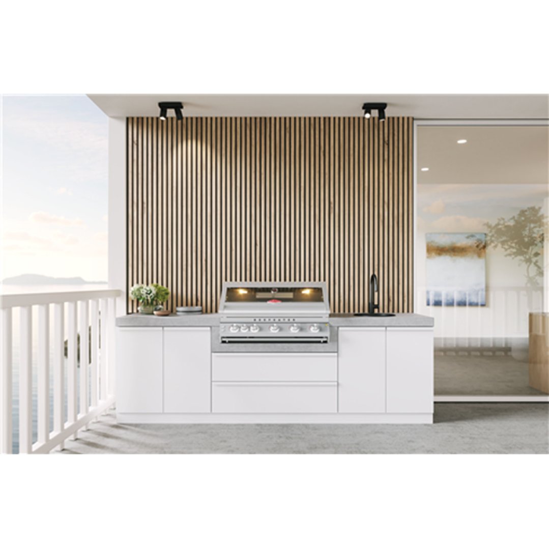Beefeater 7000 Premium 5 Burner Built-In BBQ, Stainless Steel BBF7655SA