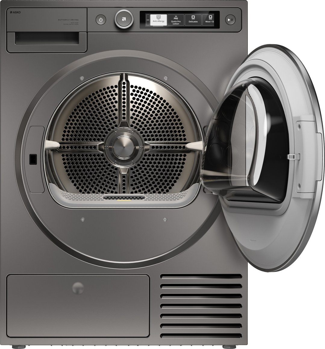 Asko 9kg Style Heat Pump Dryer - Titanium T509HPTAU