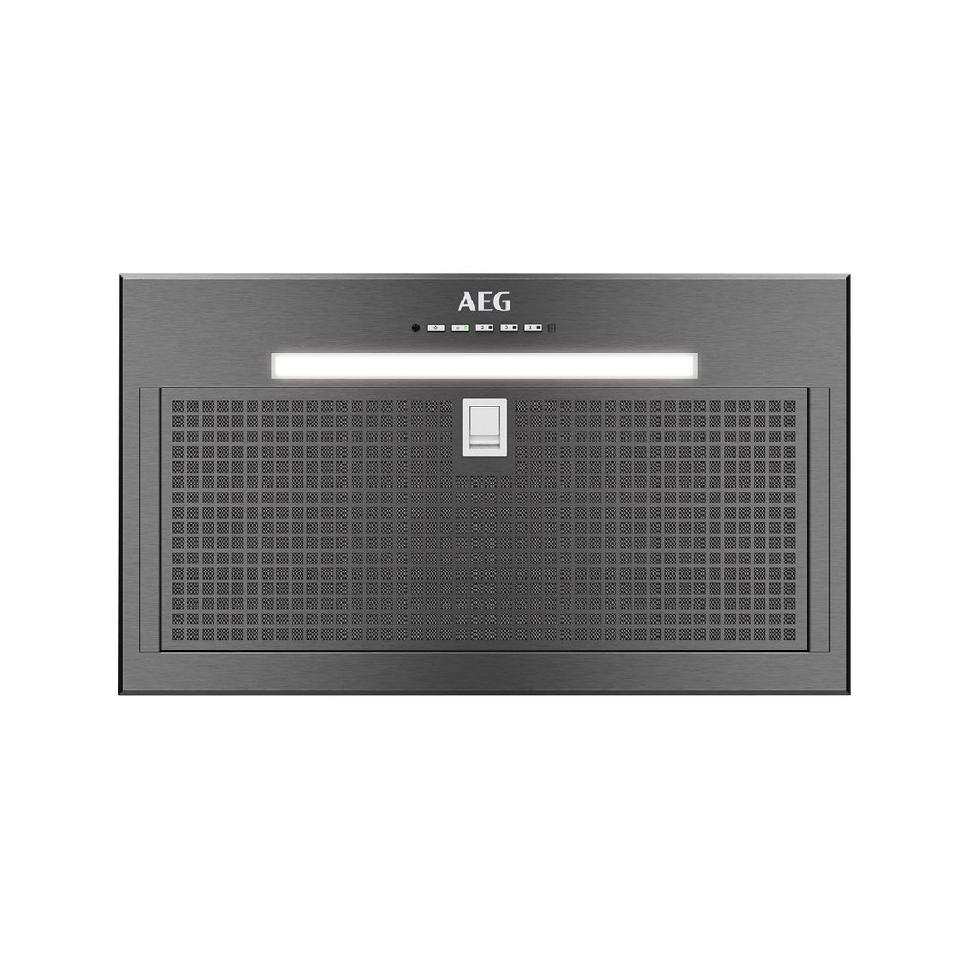 AEG 52cm Integrated Rangehood in Dark Stainless Steel DGE7670HB