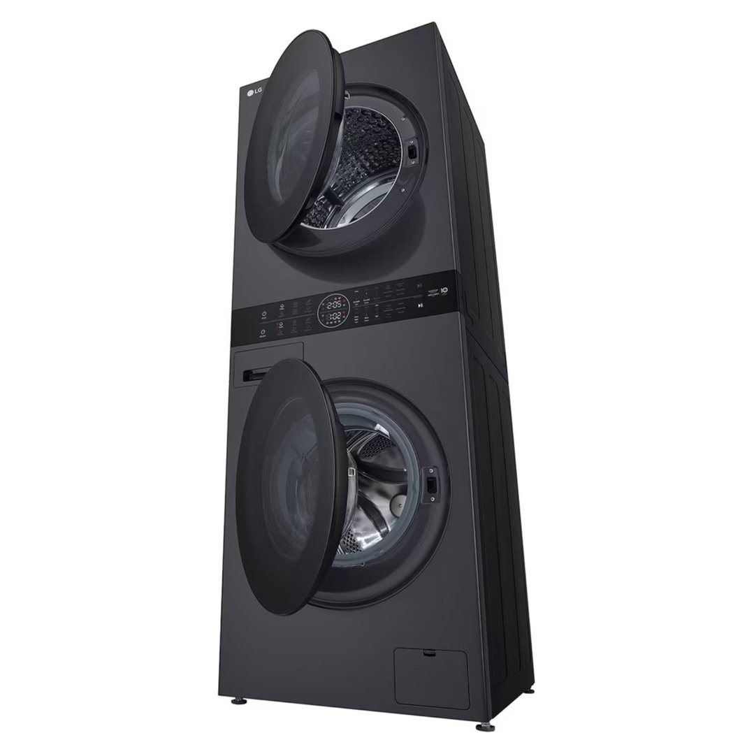 LG 12/10kg WashTower™ Stacked Washer Dryer - Black WWT-1210BX