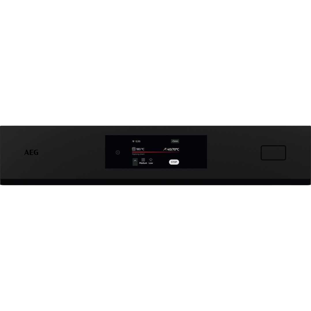 AEG 60cm Multifunction 24 Matte Black Steam Boost Oven NBB8S731AT