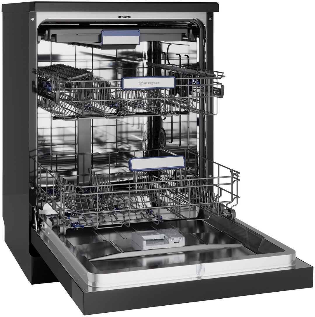 Westinghouse 60cm Dark Stainless Steel Freestanding Dishwasher WSF6606KXC