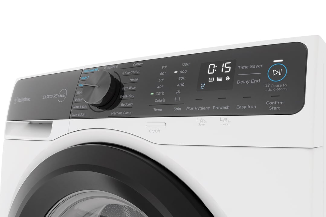 Westinghouse 9kg EasyCare 500 Front Load Washing Machine White WWF9024M5WAS