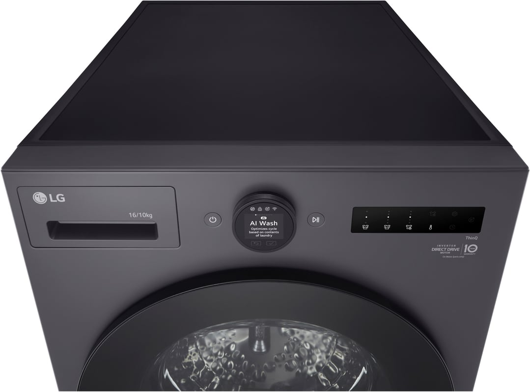 LG 16/10kg Series XL Front Load Washer Combo - Graphite Finish WXLC-1016GX
