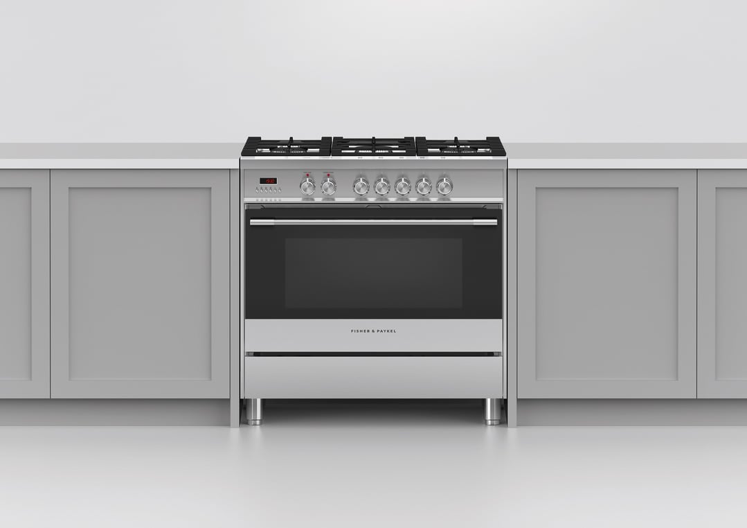 Fisher & Paykel 90cm Series 5 Classic 5 Burner Dual Fuel Cooker OR90SCG1X1
