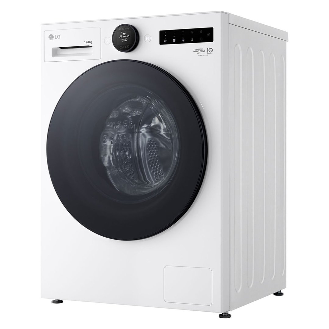 LG 12/8kg Series 10 Washer Dryer Combo White - ezDispense WXC10-1412W