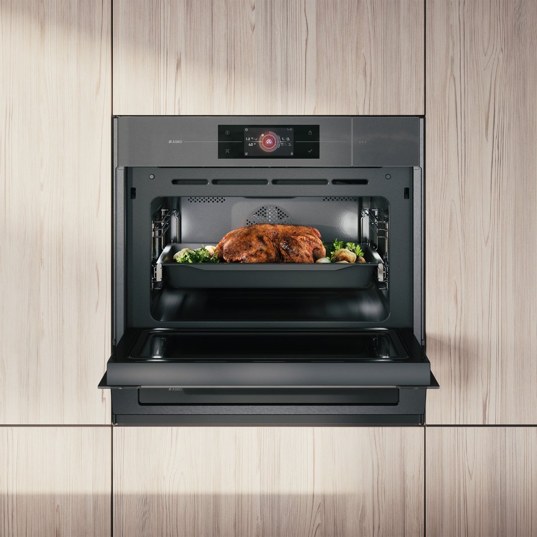 Asko Elements 45cm 5-in-1 Combi Steam Microwave Oven - Pearl Grey OCSM8478GG