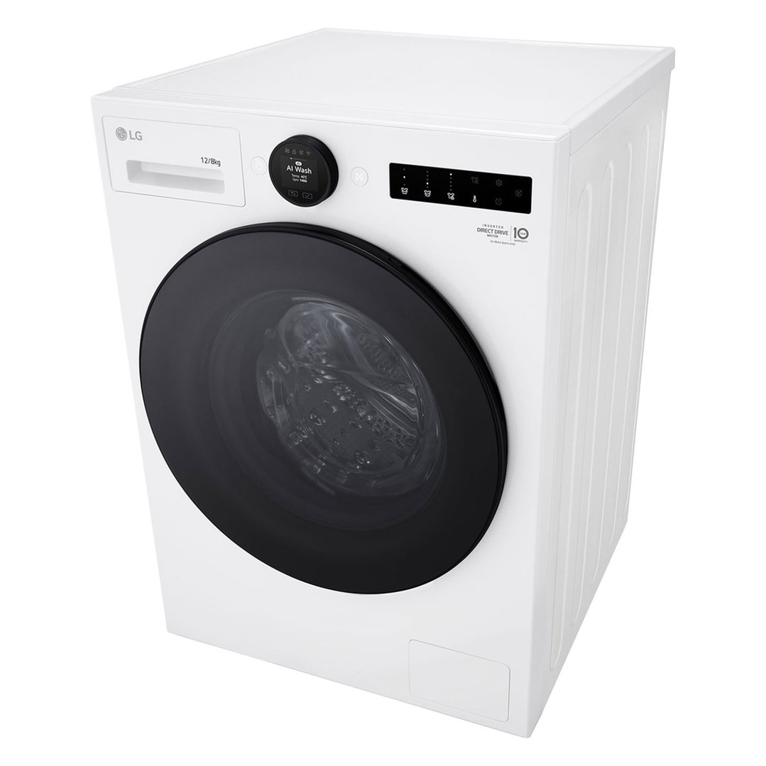 LG 12/8kg Series 10 Washer Dryer Combo White - ezDispense WXC10-1412W