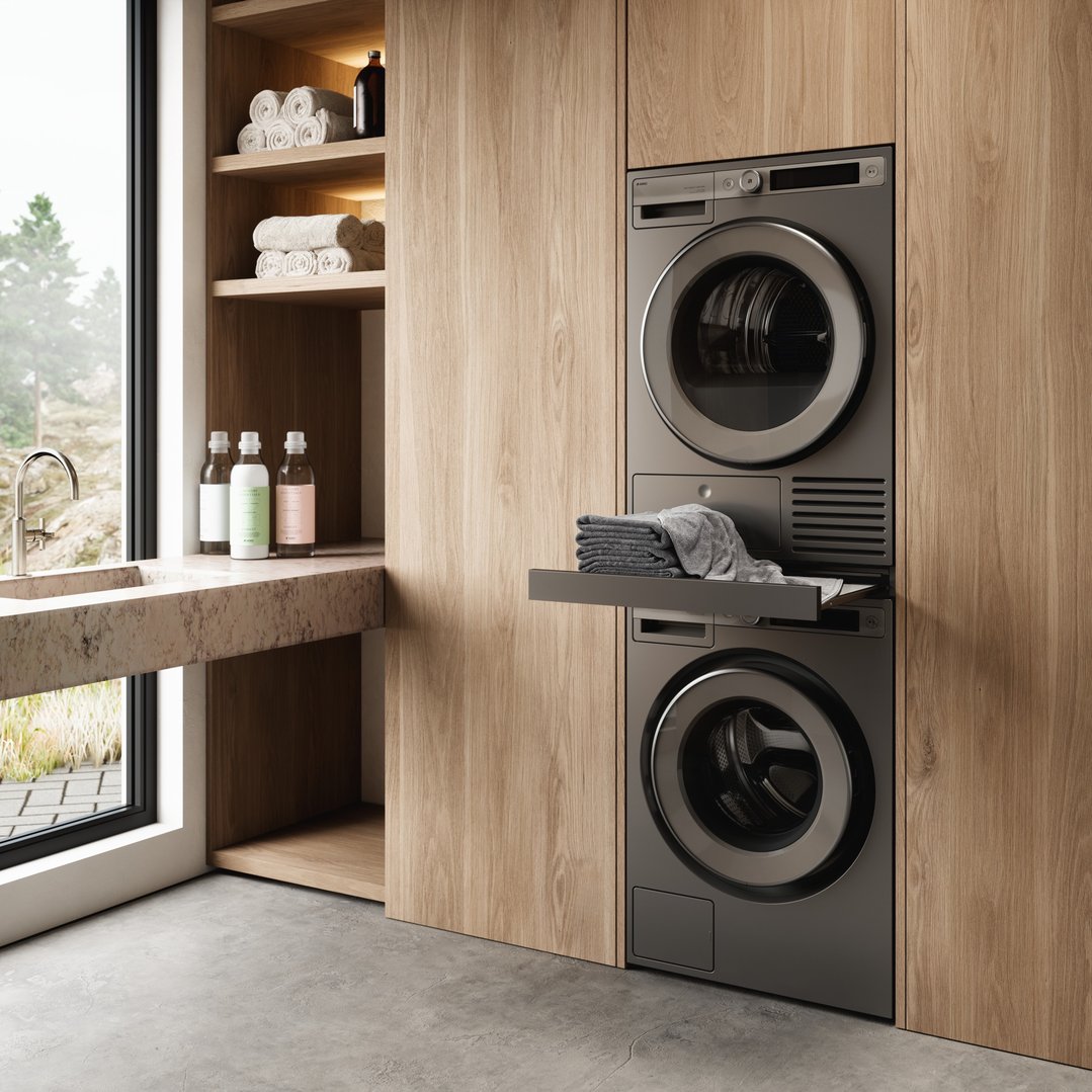ASKO Pull-out Shelf for Laundry Titanium HS60T