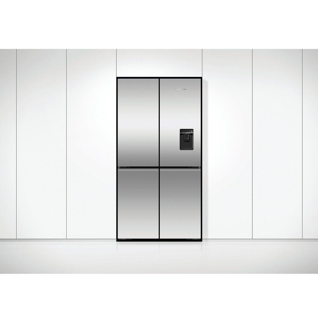 Fisher & Paykel 538L Series 7 Quad Door Refrigerator Freezer, Ice & Water RF605QNUVX1