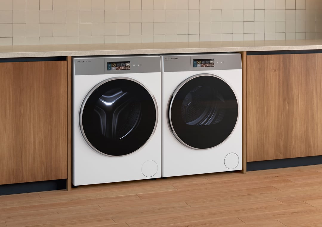 Fisher & Paykel 12kg Series 9 Contemporary Front Loader Washer - White WH1260T5