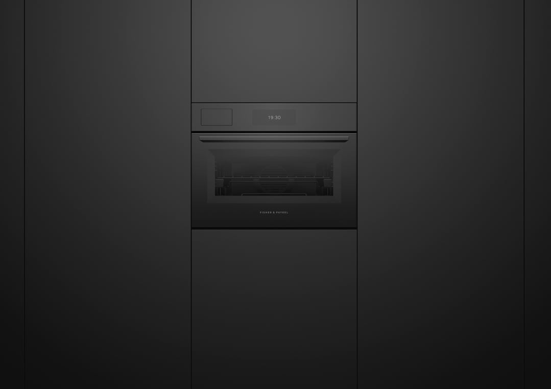 Fisher & Paykel 60cm Minimal Compact Combi-Steam Oven, Black OS60NAMVUB5