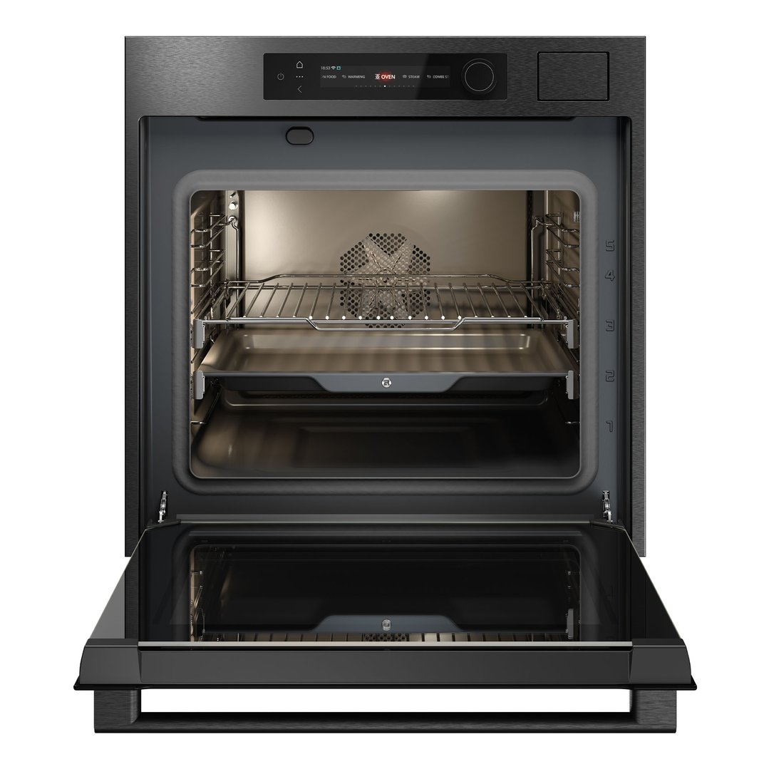 Asko Craft Frame 60cm Combi Steam Oven - Black Steel OCS66BSH-AU
