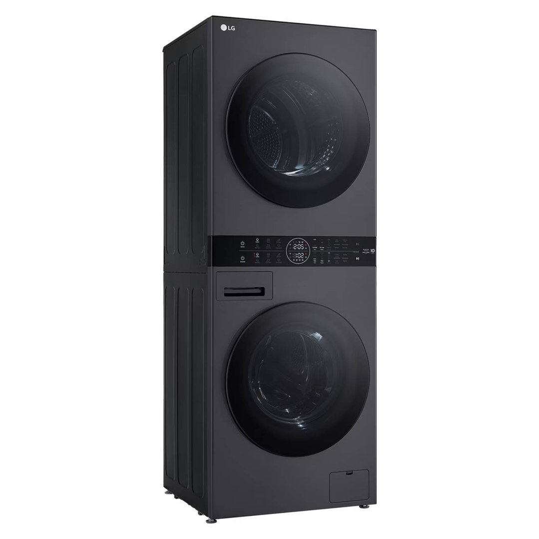 LG 12/10kg WashTower™ Stacked Washer Dryer - Black WWT-1210BX