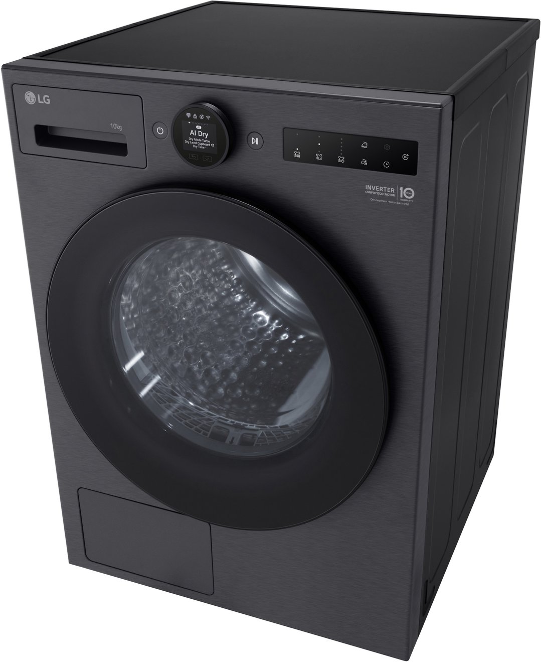LG 10kg Series 9 Heat Pump Dryer - 9 Star - Matte Black DXH9-10MB
