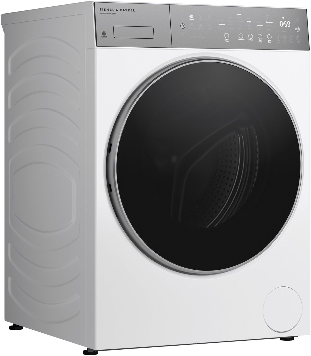 Fisher & Paykel 9kg Series 5 Contemporary Front Loader Washer - White WH9060P5