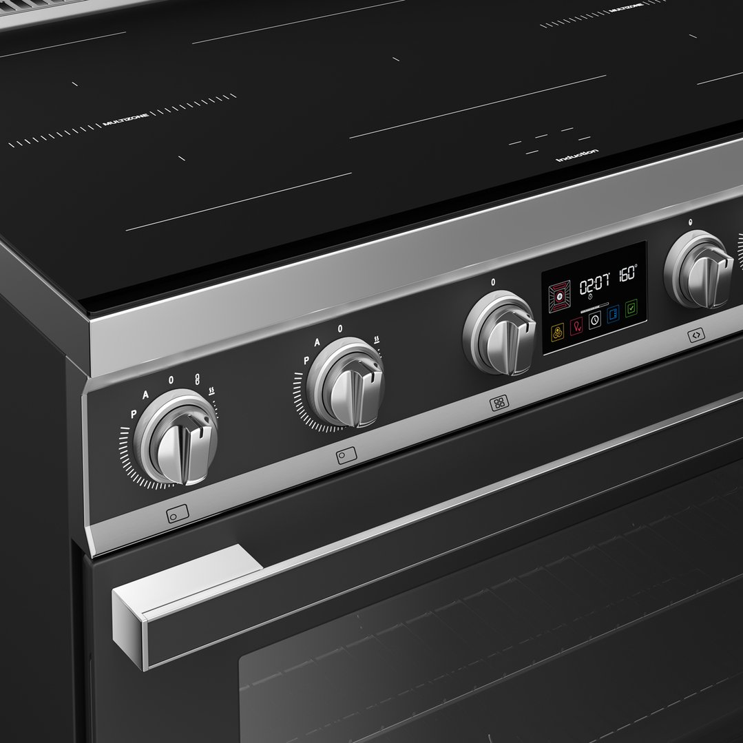 Smeg 90cm Portofino Induction Pyrolytic Freestanding Oven - Anthracite CPF90I1PAN2
