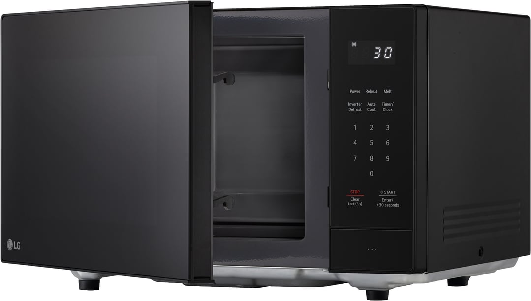 LG 32L, 1200W, Inverter Flatbed Microwave, Black MF3226PBS