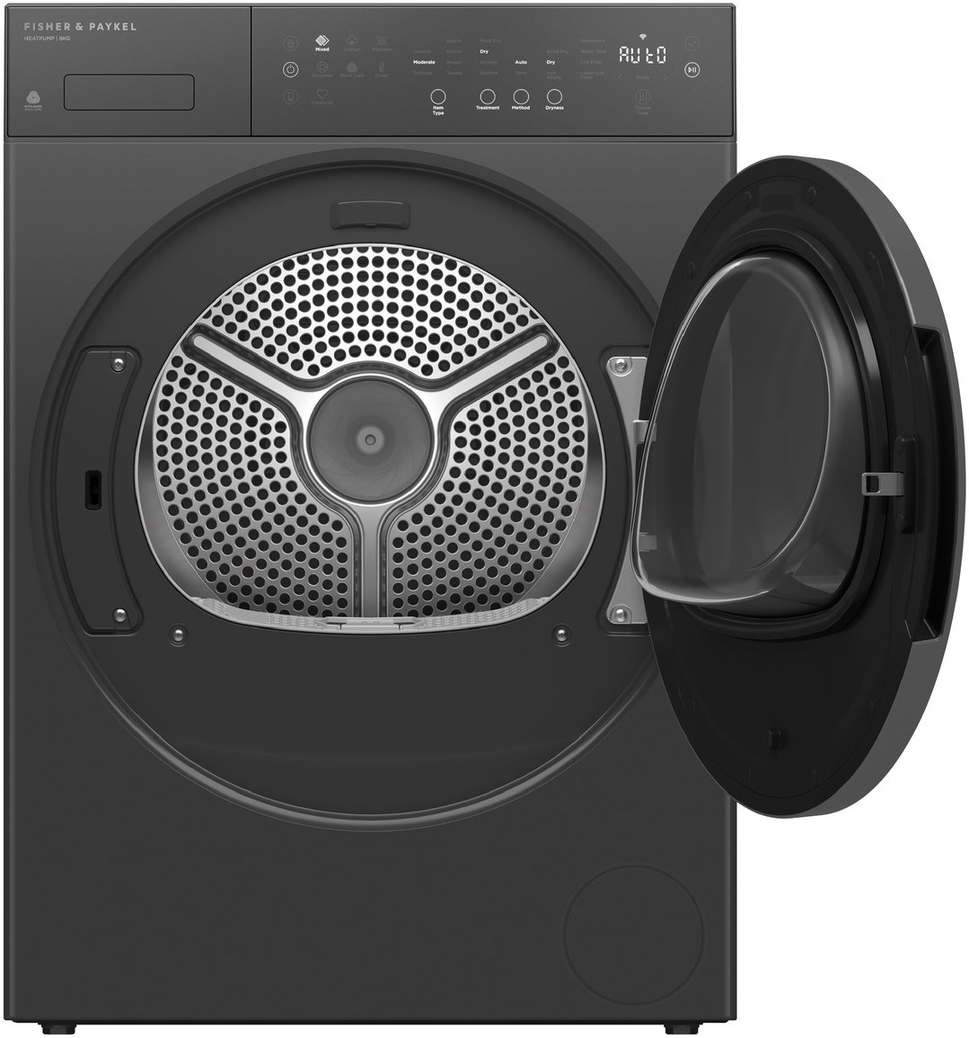 Fisher & Paykel 8kg Series 5 Contemporary Heat Pump Dryer Graphite DH8060PG5