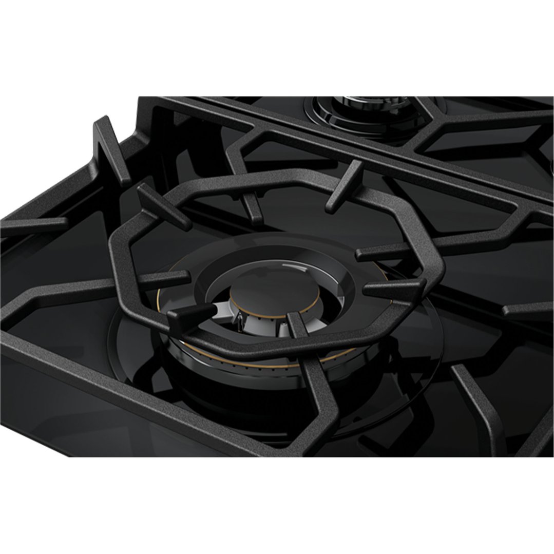 Westinghouse 90cm 5 Burner Black Ceramic Glass Gas Cooktop WHG959BD