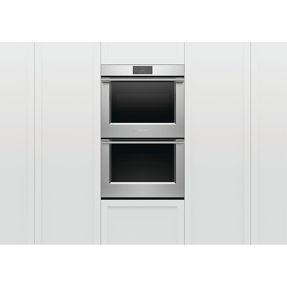 Fisher & Paykel Series 9 Double Oven, 76cm, 17 Function, Self-cleaning OB76DPPTX1