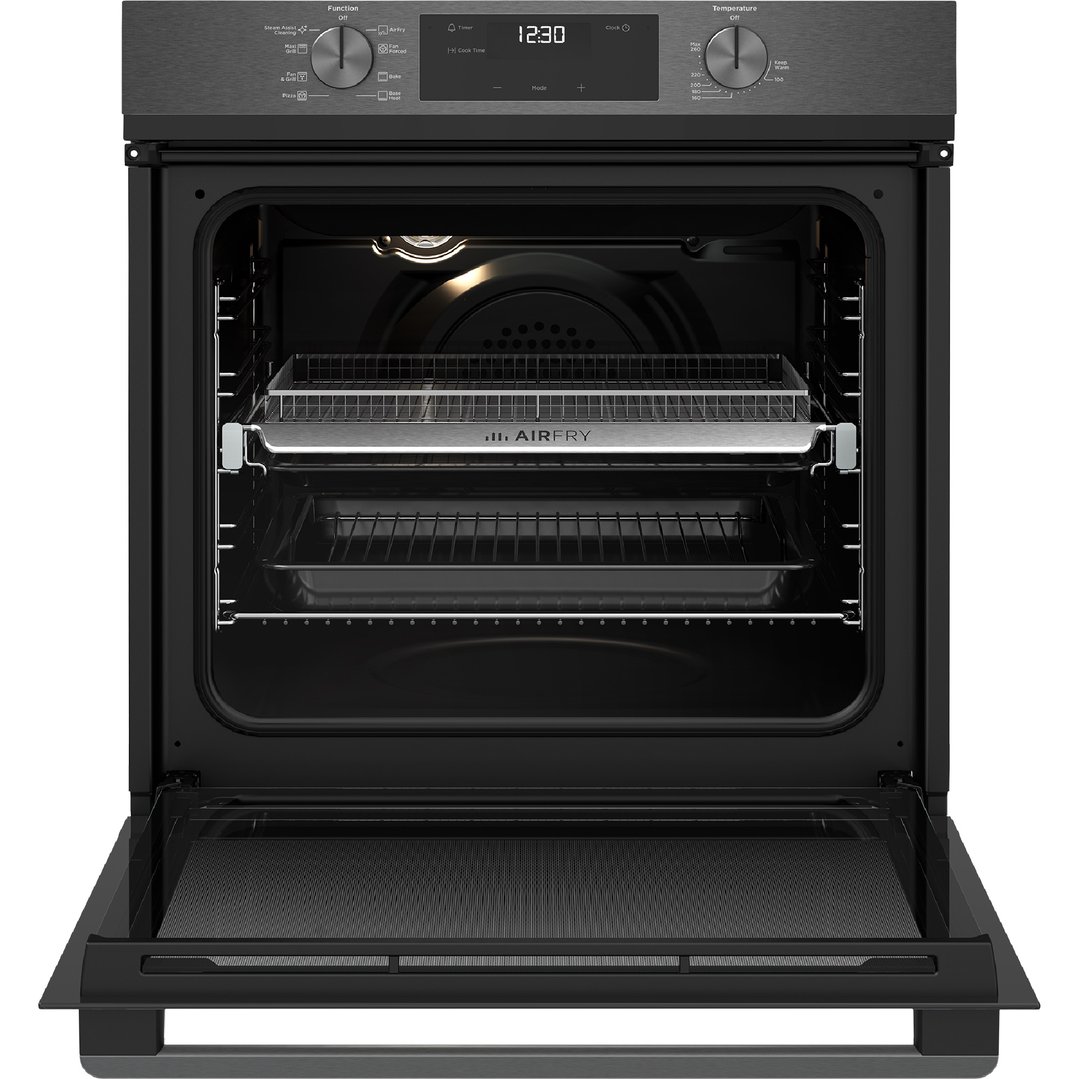 Westinghouse 60cm Multi-function 8 Oven with Air Fry - Dark Stainless Steel WVE6516DD