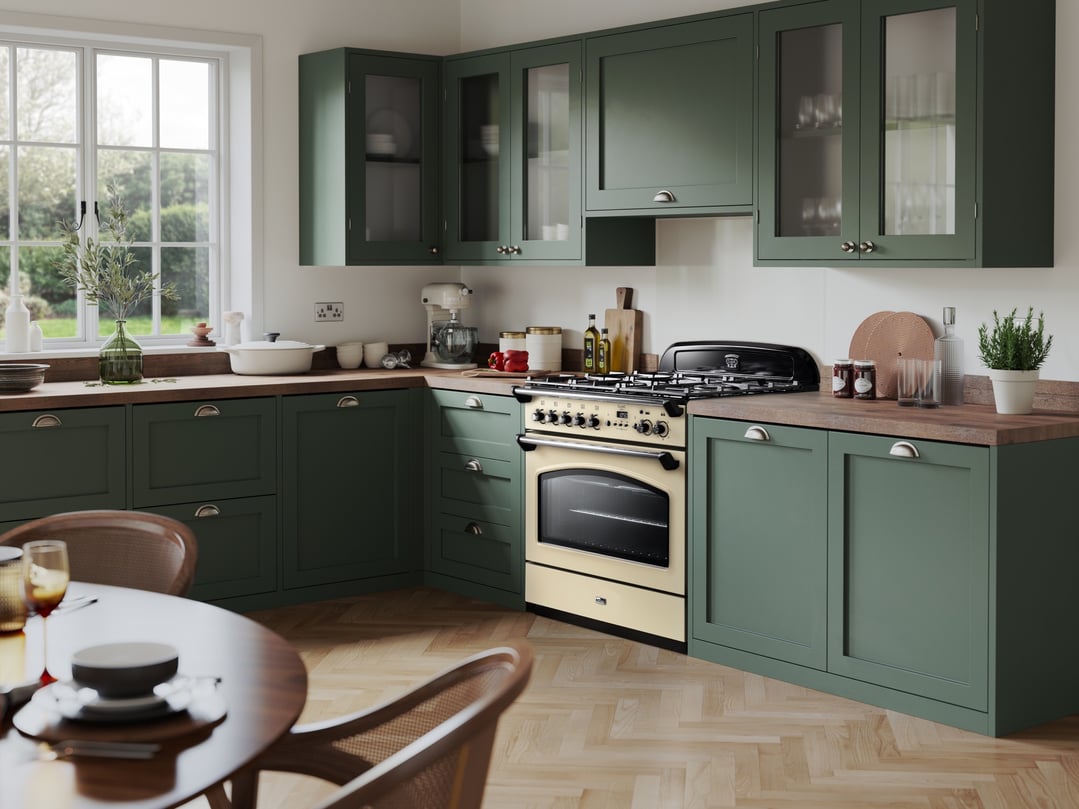 Falcon Classic FX 90cm Dual Fuel Range Cooker Cream/Chrome CLA90FXDFCR/CH