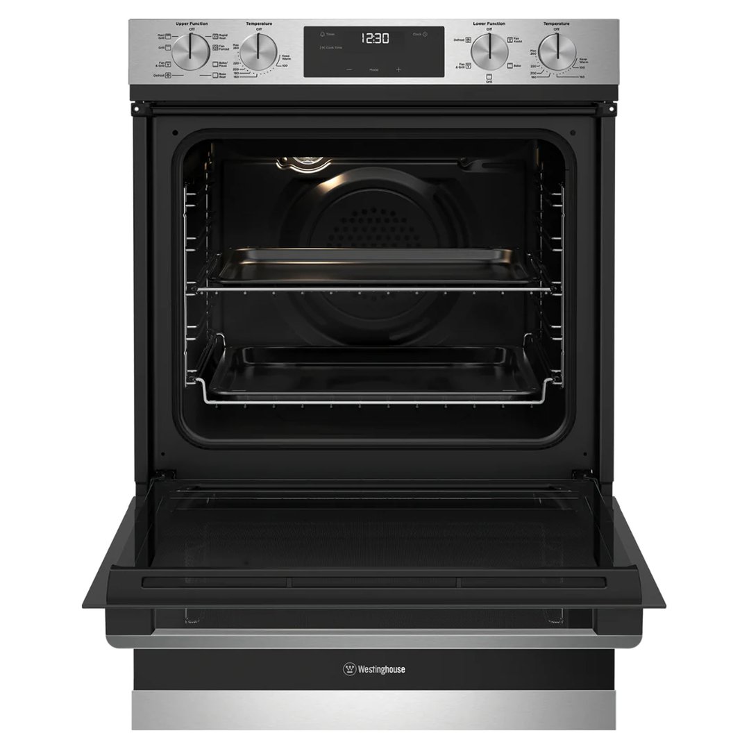 Westinghouse 60cm Multi-function 8/5 Duo Oven WVE6525SD