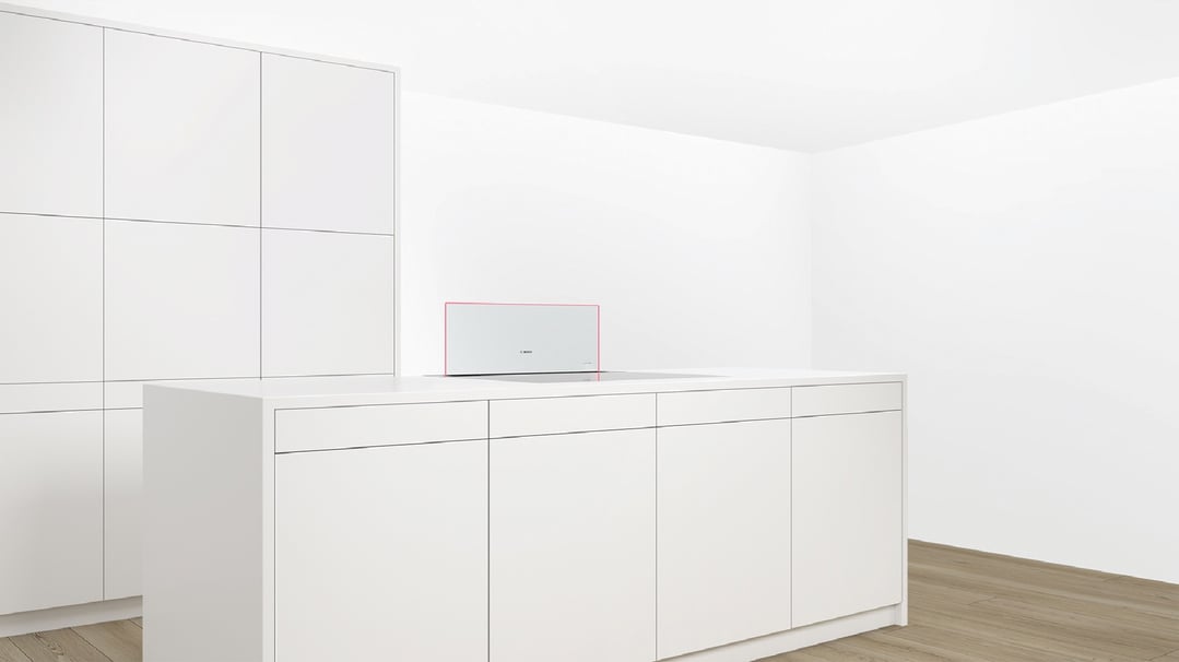 Bosch Series 8 Downdraft Ventilation 80 cm Clear Glass DDW88MM66