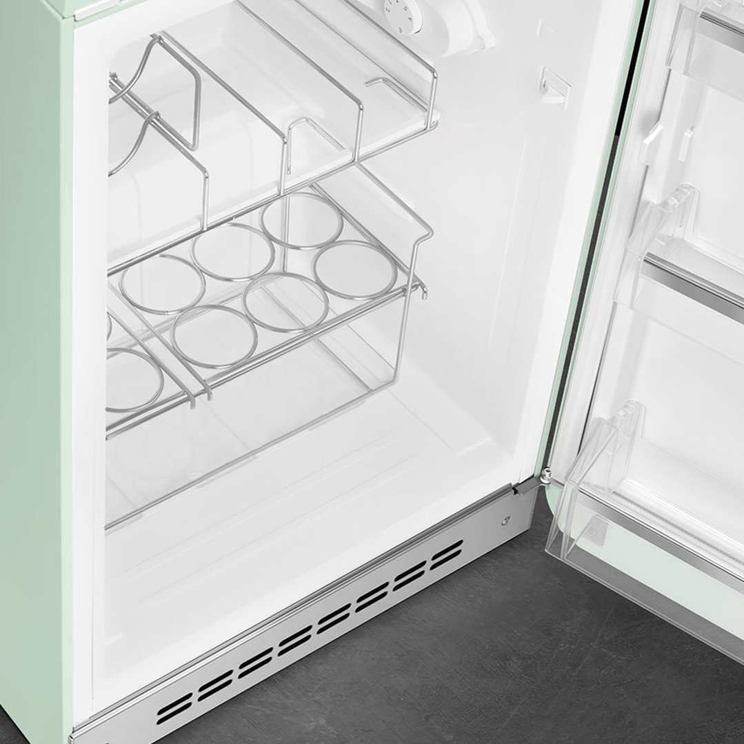 Smeg FAB10 50's Style Retro Refrigerator Right Hand Hinge - Pastel Green FAB10HRPG6