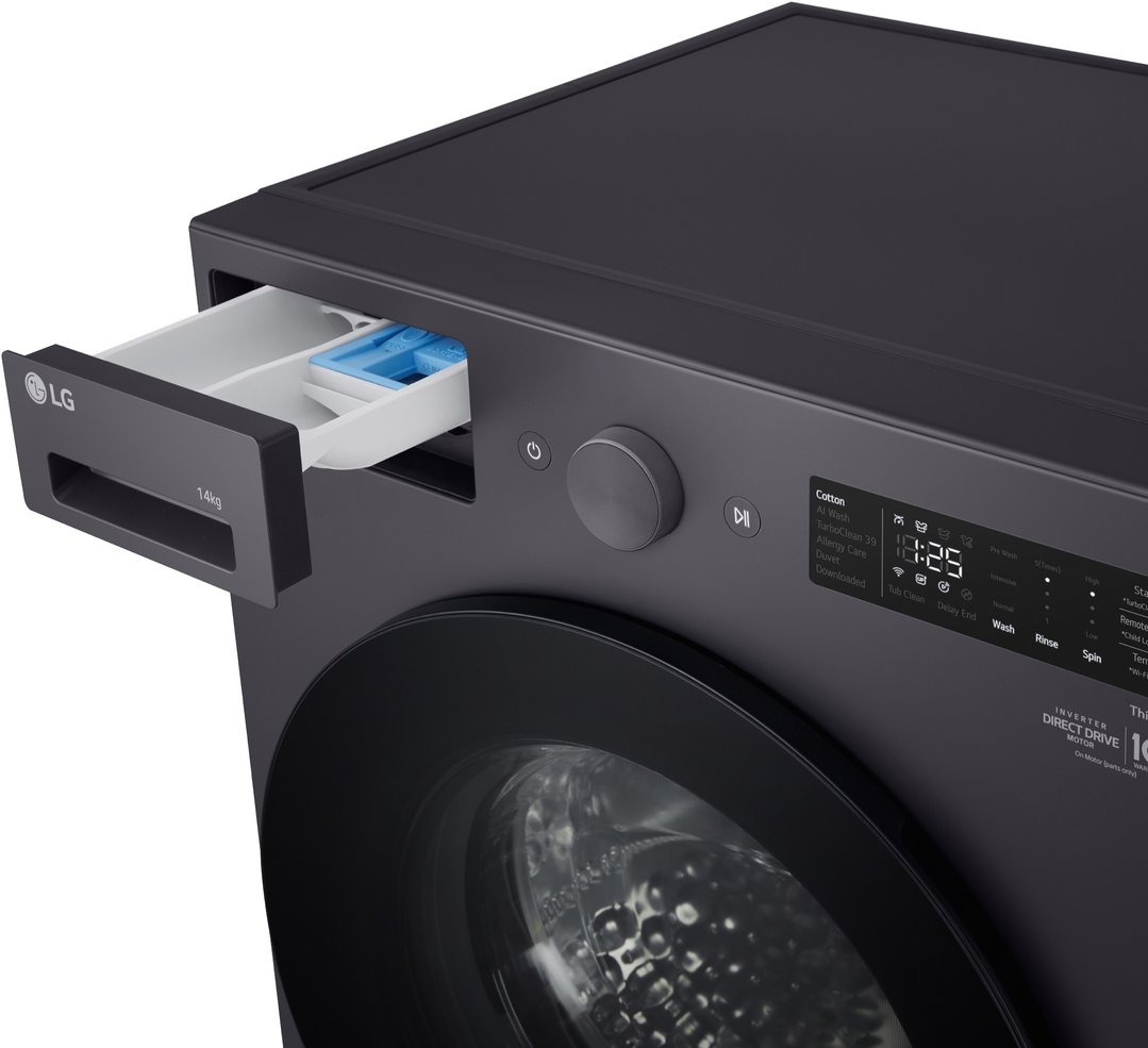 LG 14kg XL Series AI Front Load Washing Machine in Matte Graphite WXLS-1014GX