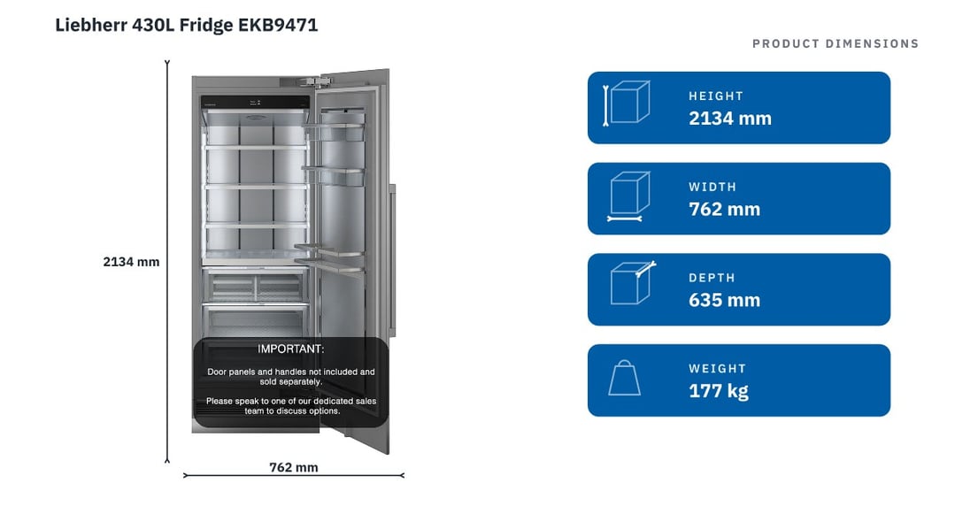 Liebherr Monolith 430L Fridge EKB9471
