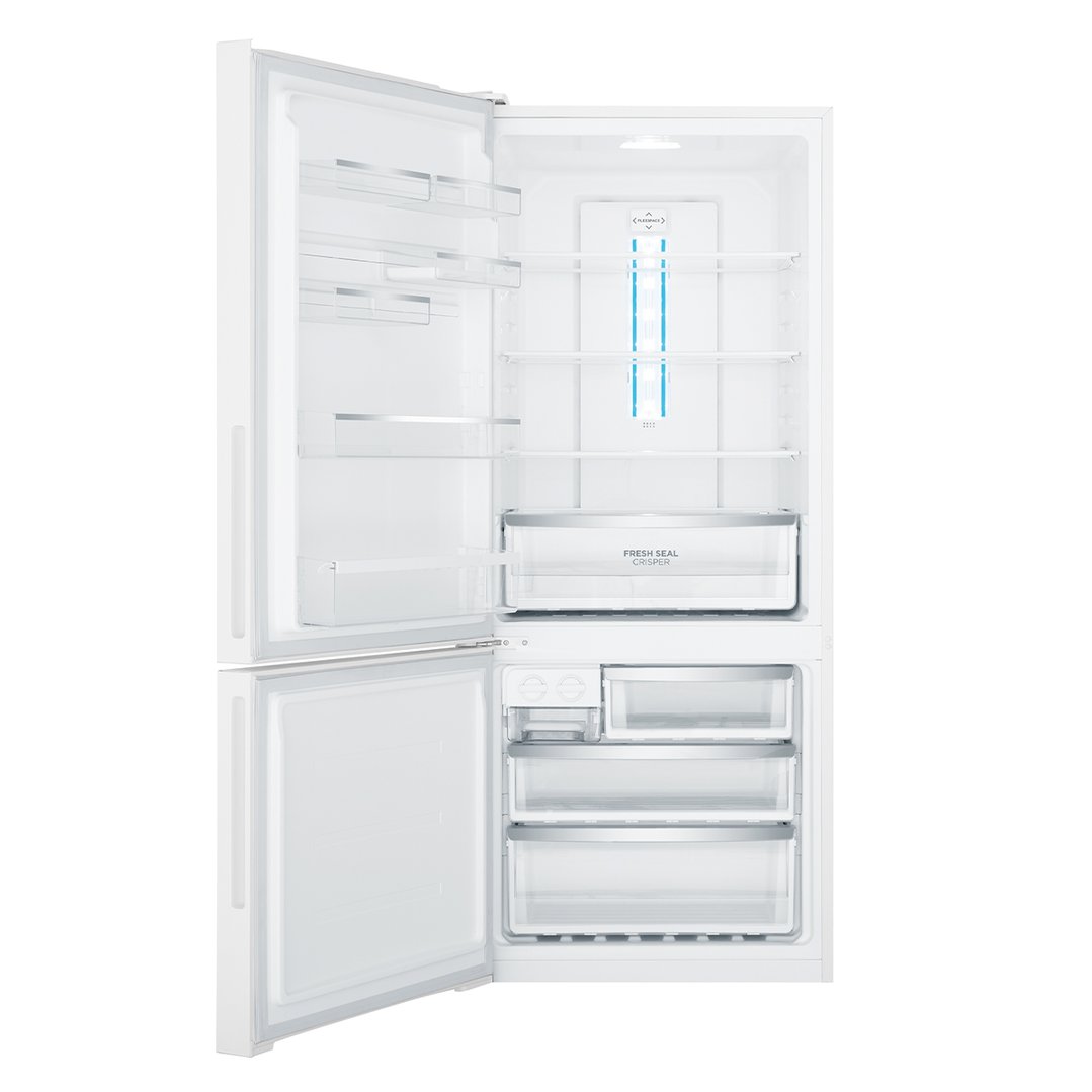 Westinghouse 425L Bottom Mount Fridge White Left Hinged WBE4302WCL